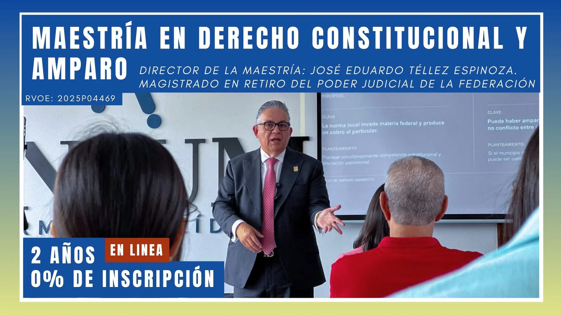 Maestría en Derecho Constitucional y Amparo en INJUM