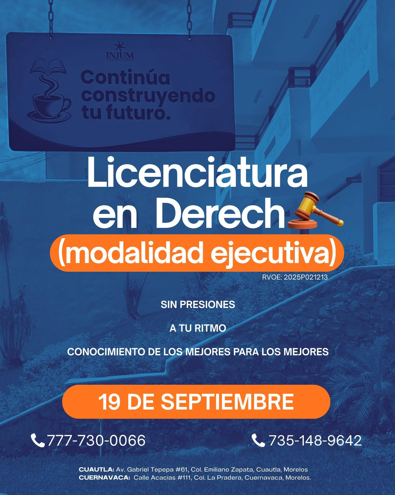 Promoción Licenciatura en Derecho INJUM